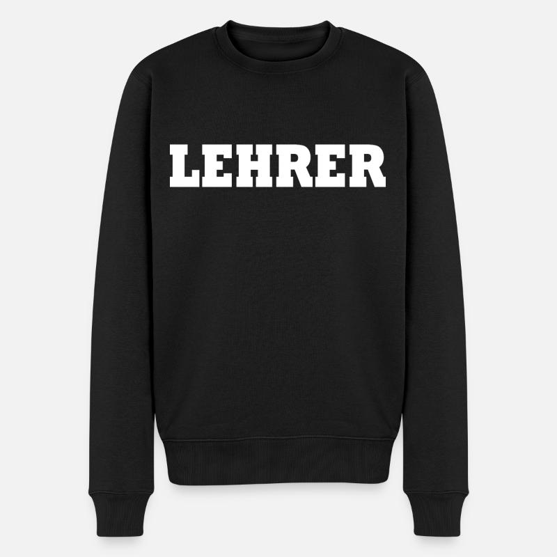 Lehrer - Männer Premium Bio Pullover - Schwarz