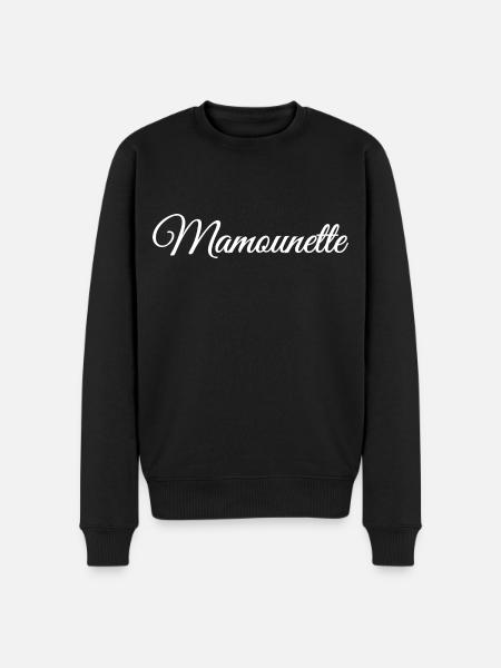 Mamounette - Pull Premium bio Homme - noir