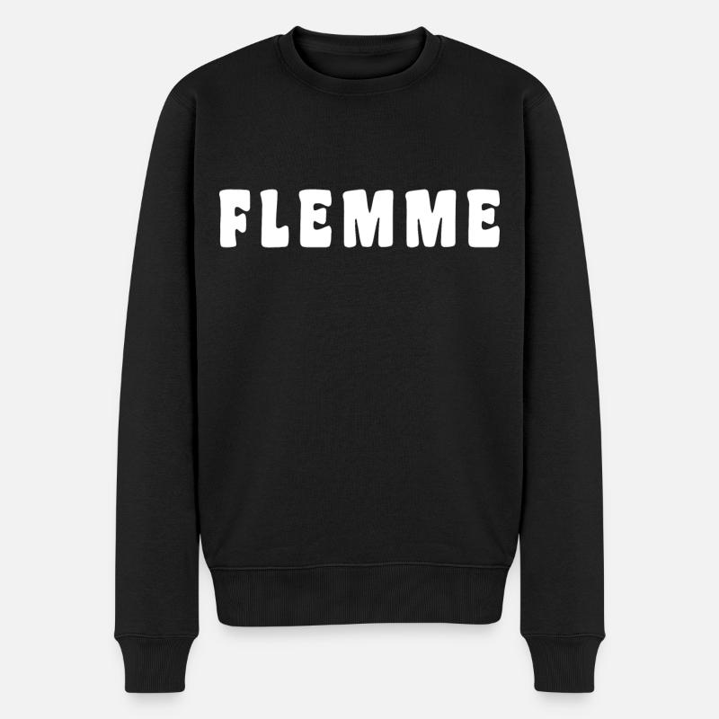 Flemme - Pull Premium bio Homme - noir