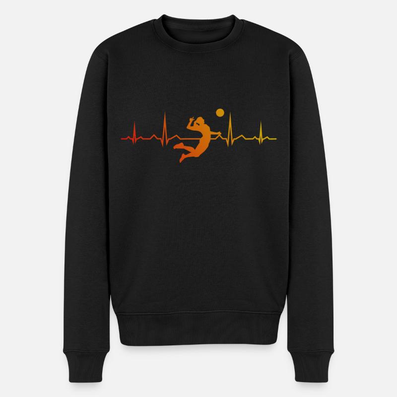 Joueuse de volleyball féminin - Pull Premium bio Homme - noir