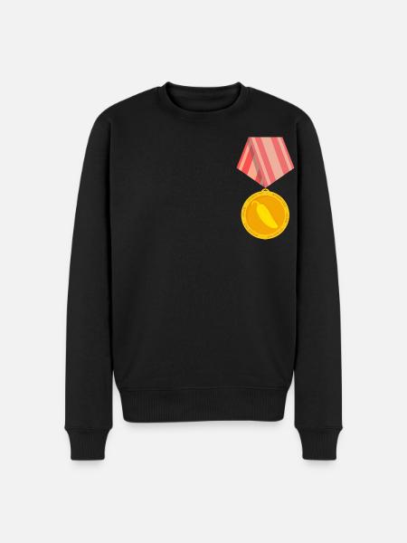 Jalapeno Medal - Men's Premium Organic Jumper - black