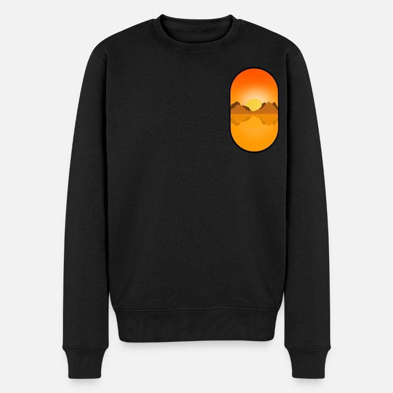 Sunset Design Logo - Pull Premium bio Homme - noir