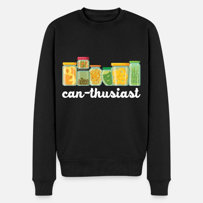 Can-thusiast conserves alimentaires einma - Pull Premium bio Homme - noir