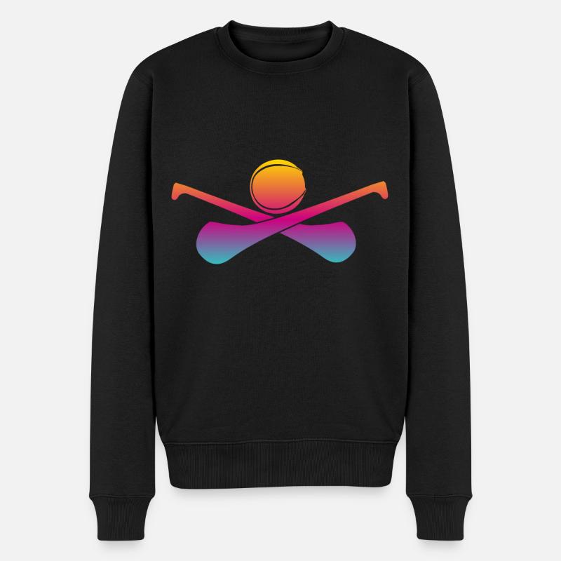 Camogie Sport - Pull Premium bio Homme - noir