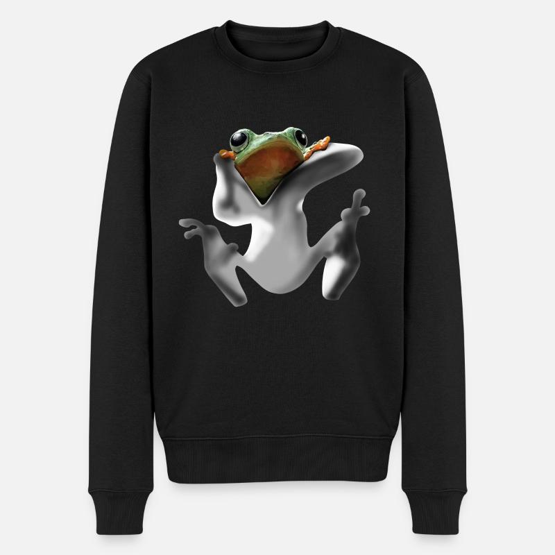 Frog - Pull Premium bio Homme - noir