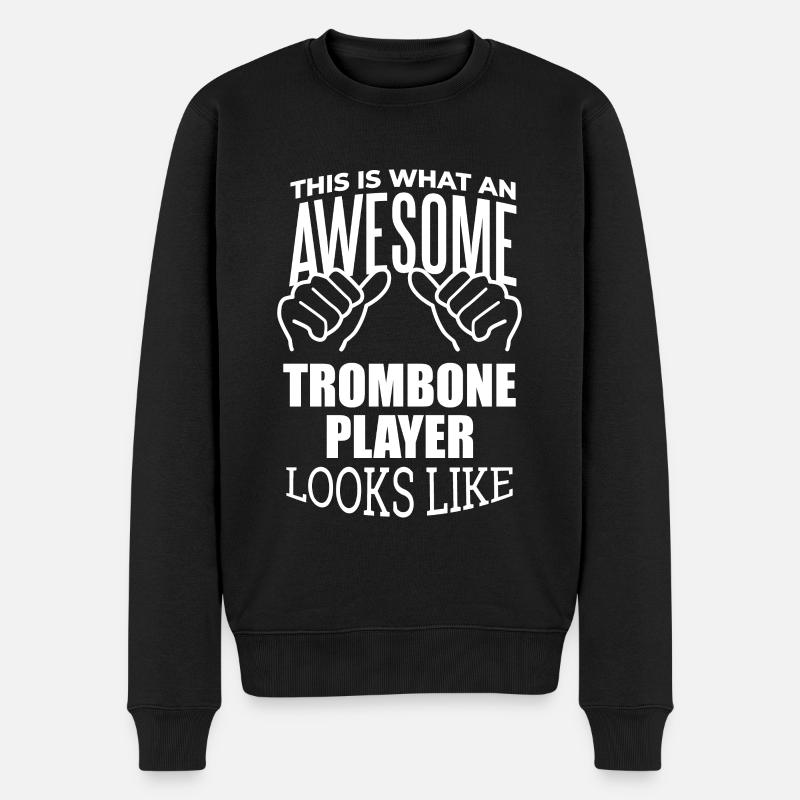 trombone - Pull Premium bio Homme - noir