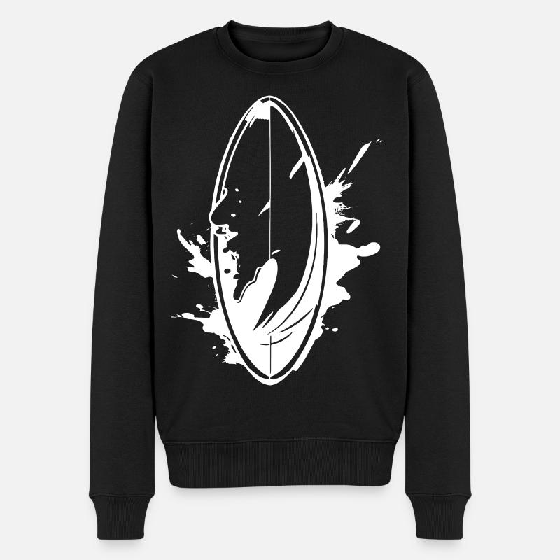 Planche de surf Graffiti - Pull Premium bio Homme - noir