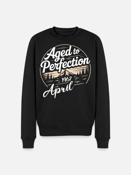 April 1967 birthday april 1967 - Men's Premium Organic Jumper - black