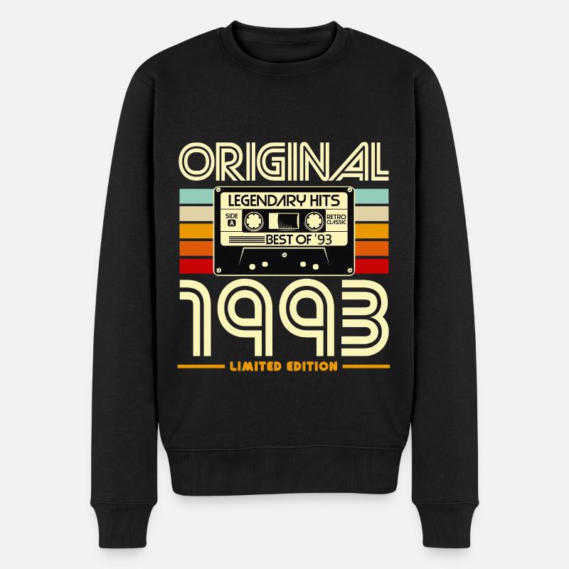 Original 1993 Cassette Rétro - Pull Premium bio Homme - noir