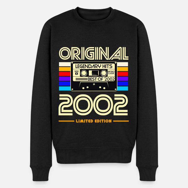 Original 2002 Cassette Retro - Pull Premium bio Homme - noir