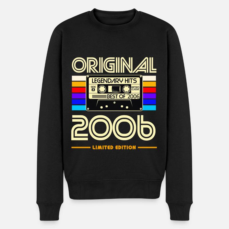 Original 2006 Retro Cassette - Pull Premium bio Homme - noir