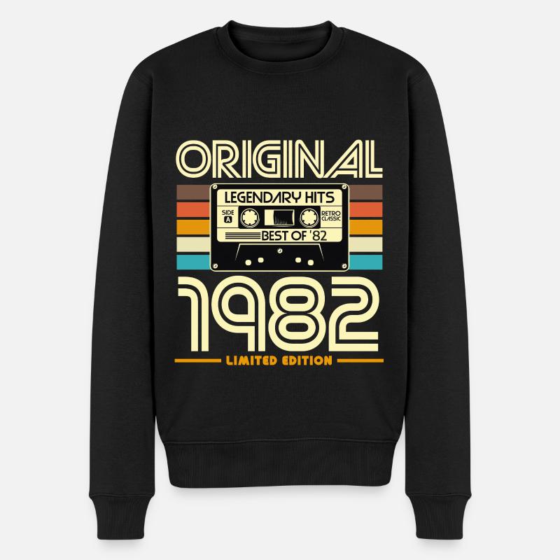 Original 1982Retro Cassette - Pull Premium bio Homme - noir