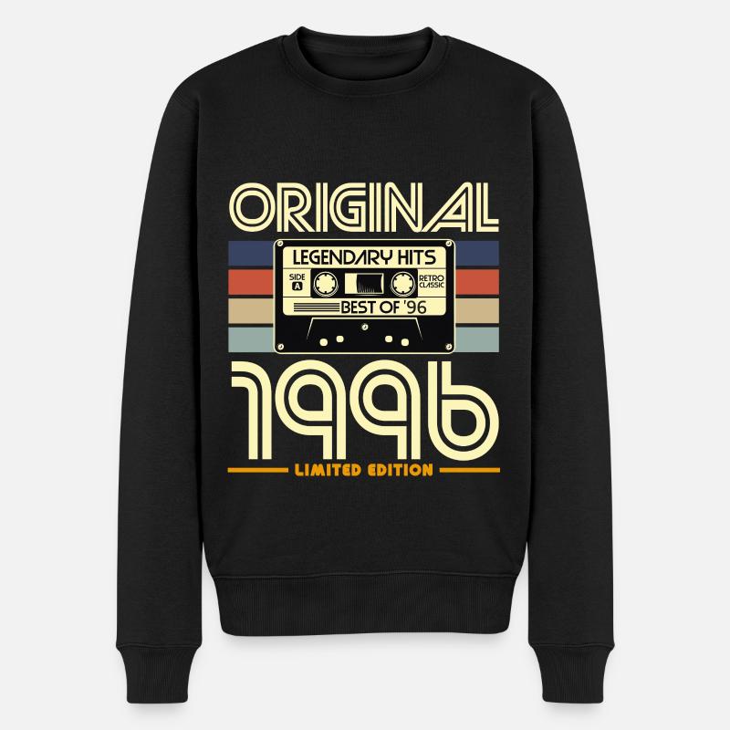 Original 1996 - Männer Premium Bio Pullover - Schwarz