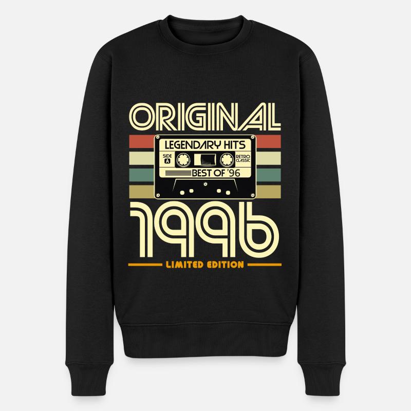 Original 1996 Cassette Nostalgie - Pull Premium bio Homme - noir