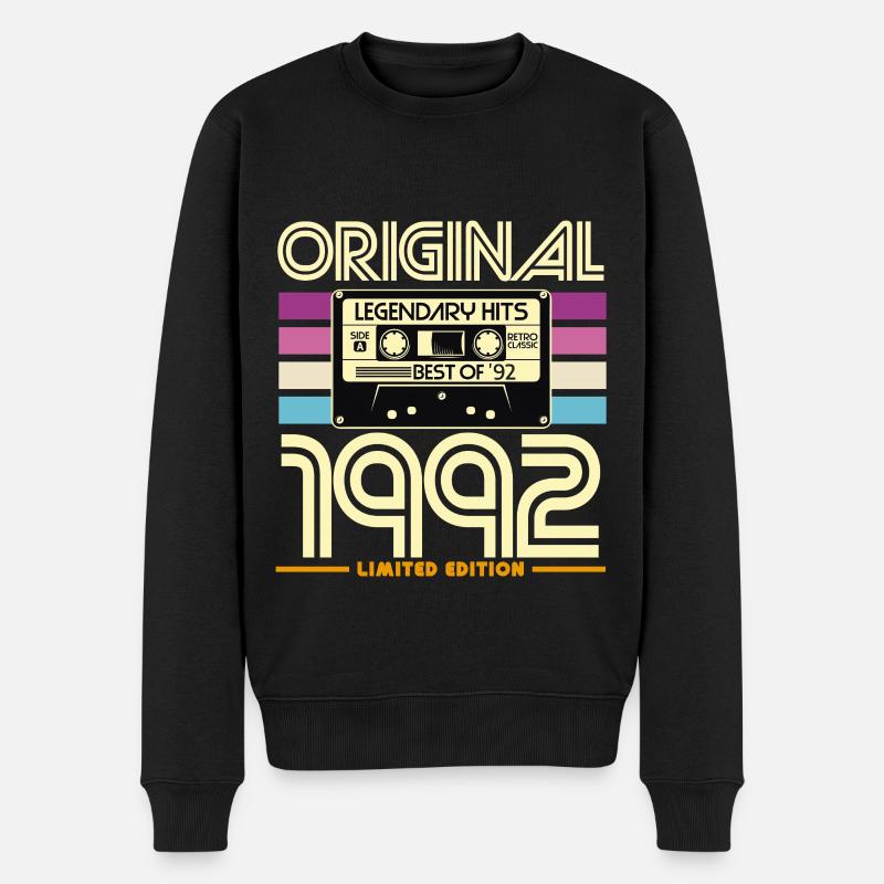 Original 1992 Edition Limitée Hits - Pull Premium bio Homme - noir