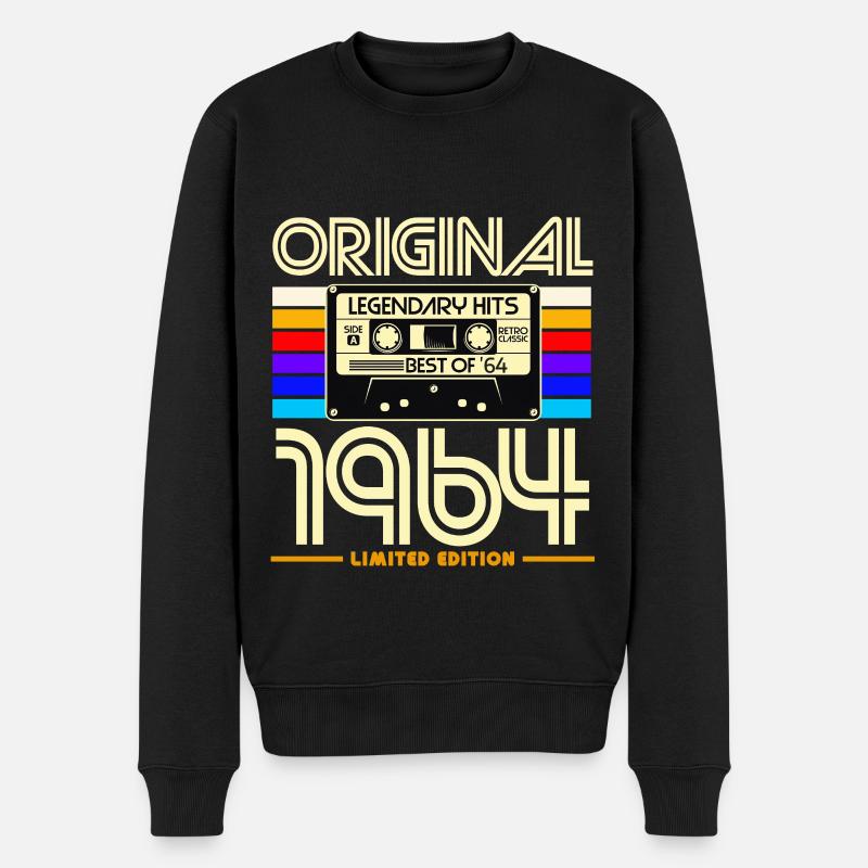 Original 1964 Retro Cassette - Pull Premium bio Homme - noir