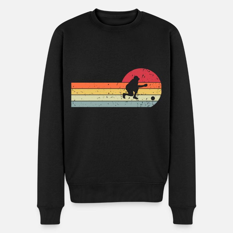 Boule Boccia Joueur de Boule - Pull Premium bio Homme - noir