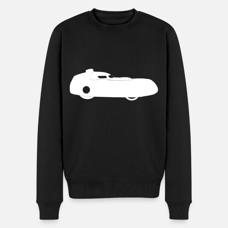 Velomobil Evolution Lustig Velomobilist Liegerad - Männer Premium Bio Pullover - Schwarz