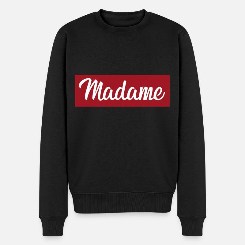 Madame - Pull Premium bio Homme - noir