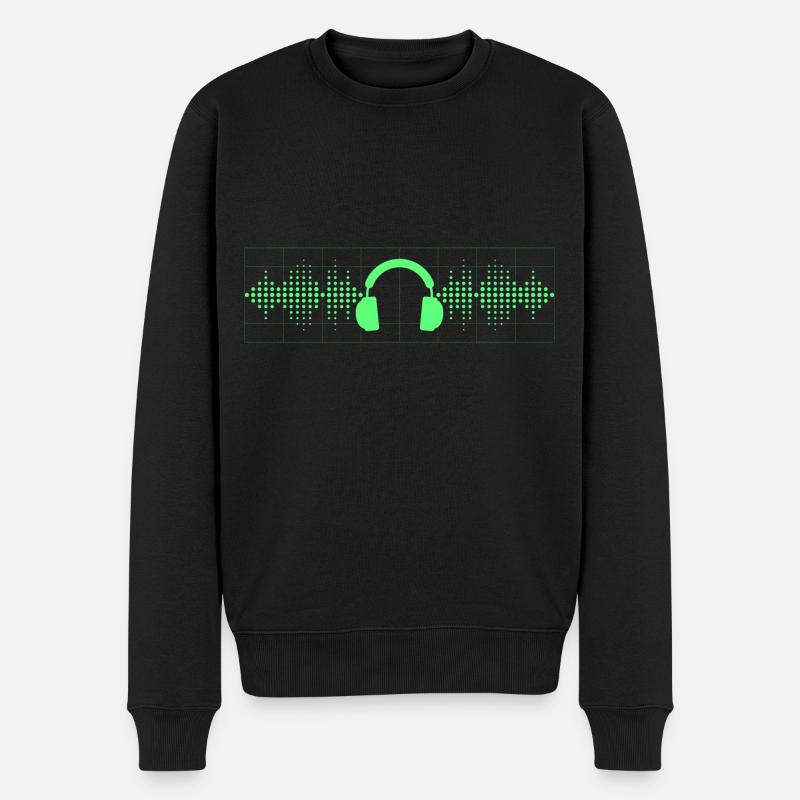 Technicien de son Tonmeister Audiotechniker - Pull Premium bio Homme - noir