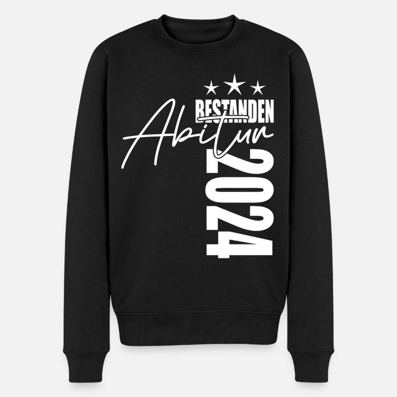 Abitur 2024 - Männer Premium Bio Pullover - Schwarz