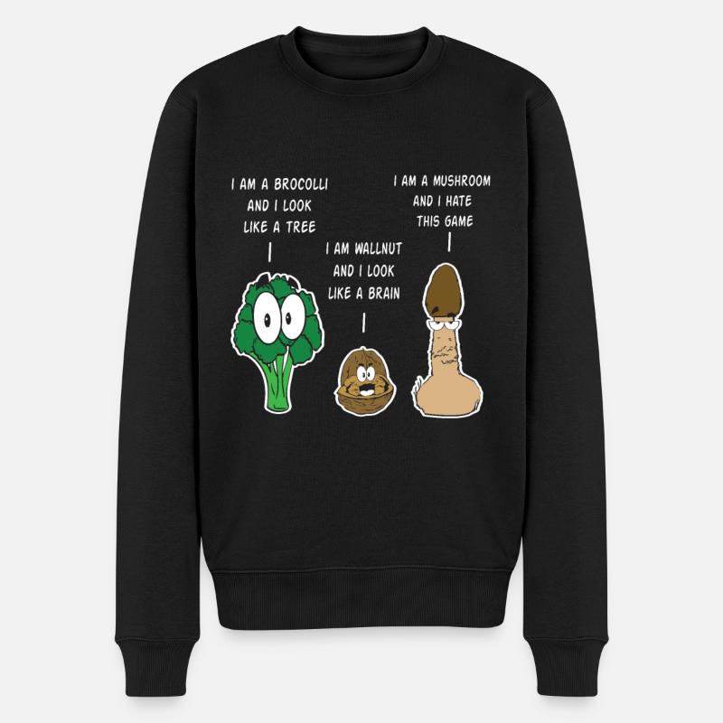 Awesome & Trendy Tshirt Designs Vergleichsspiel - Männer Premium Bio Pullover - Schwarz