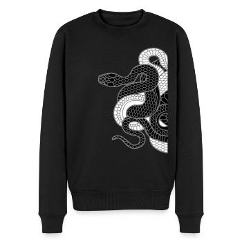 serpents - Pull Premium bio Homme - noir - Devant - Nico (187cm)