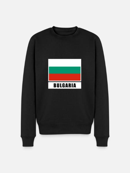 Bulgaria - Men's Premium Organic Jumper - black