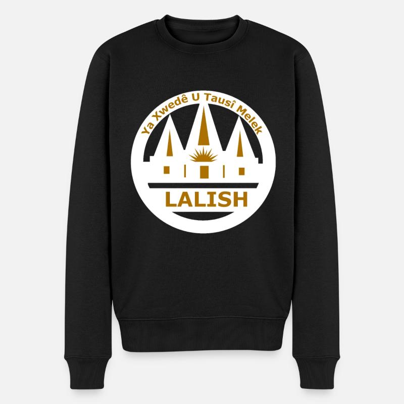 Ezidi Lalish Yezide Tausi Melek - Pull Premium bio Homme - noir