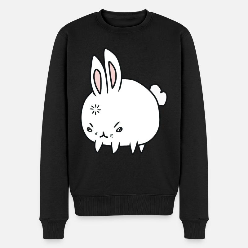 Mauvais lapin - Pull Premium bio Homme - noir