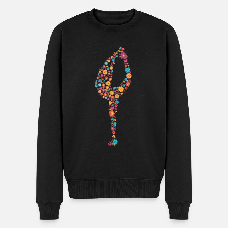 Eiskunstlauf Geschenk für Eiskunstläuferin - Männer Premium Bio Pullover - Schwarz