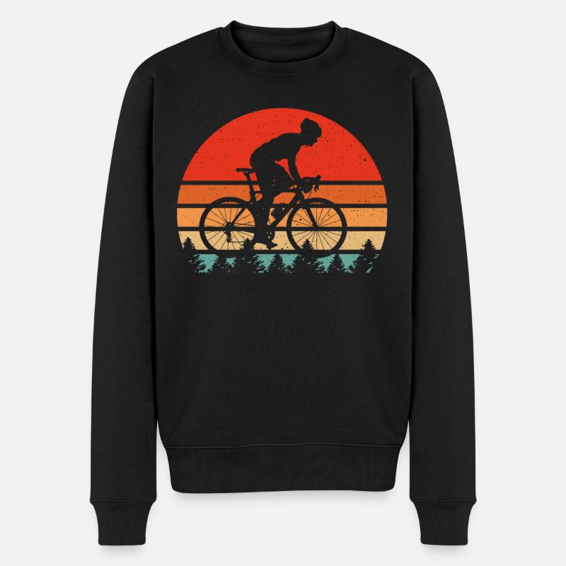 Vélo Vélo Design Cadeaux pour cyclistes - Pull Premium bio Homme - noir