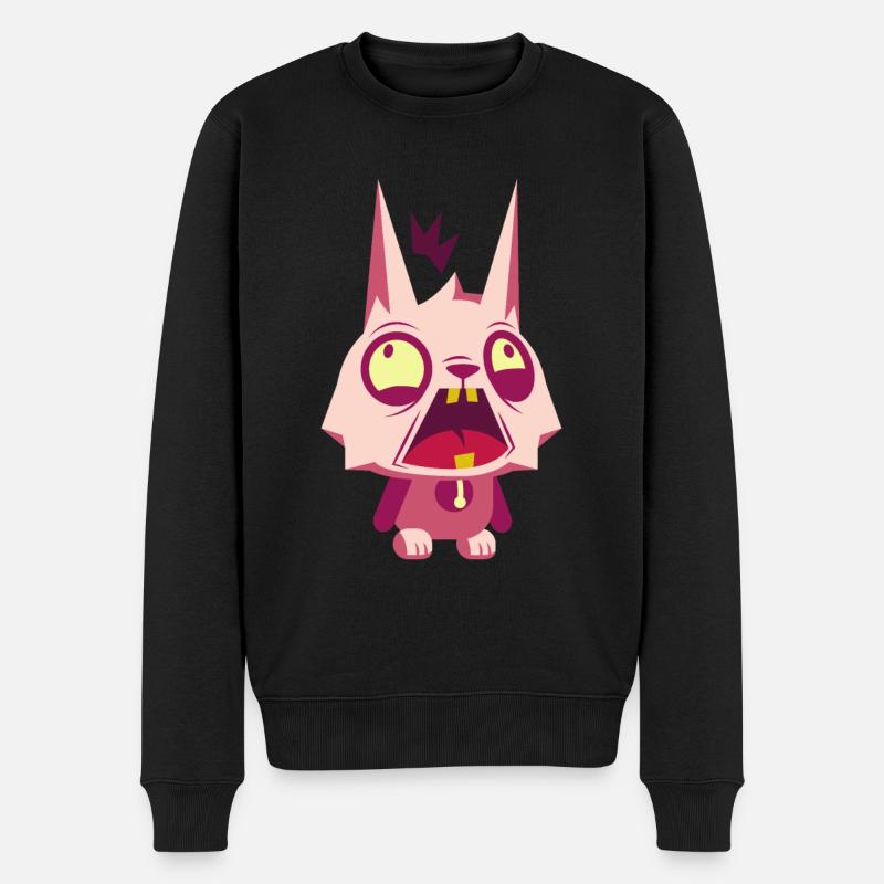 fou - Pull Premium bio Homme - noir