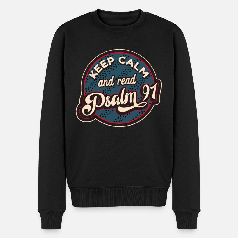 Psaume 91 - Pull Premium bio Homme - noir