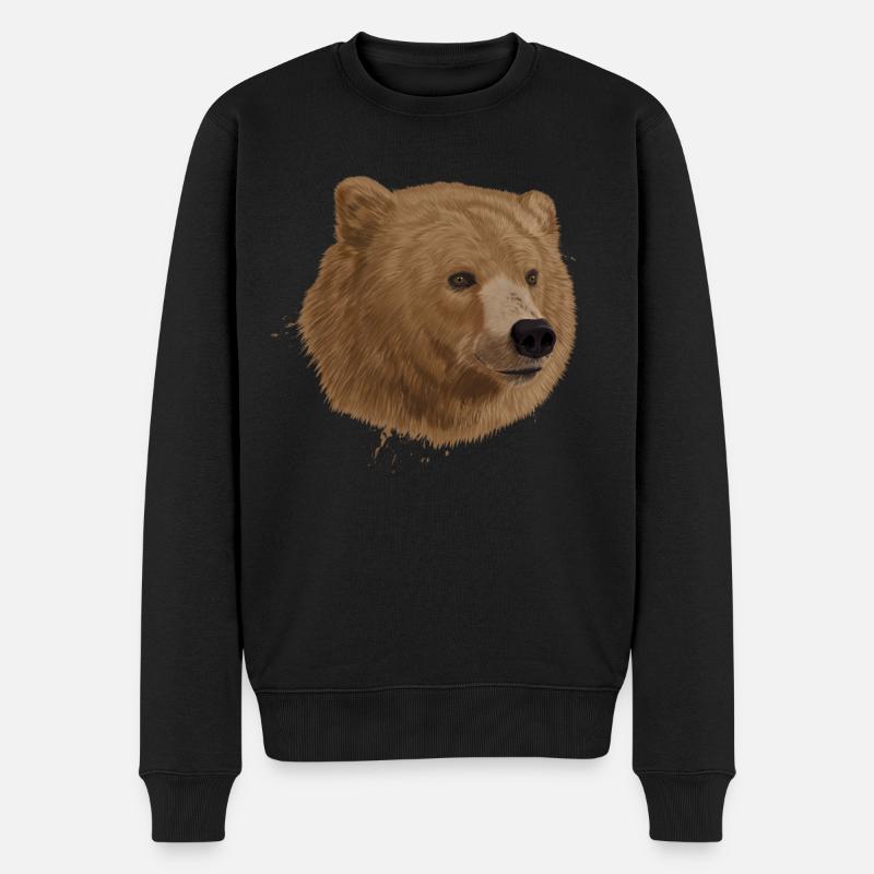 Ours - Pull Premium bio Homme - noir