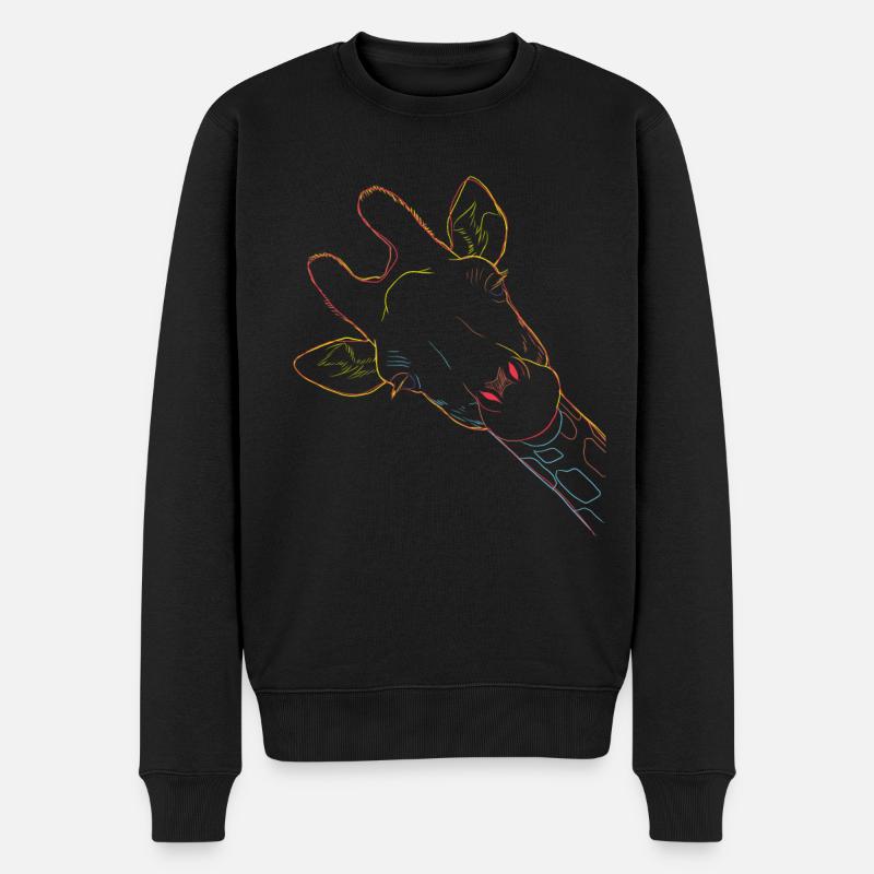 Girafe - Pull Premium bio Homme - noir