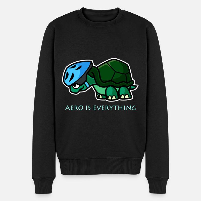 Aero Is Everything - Men's Premium Organic Jumper - black