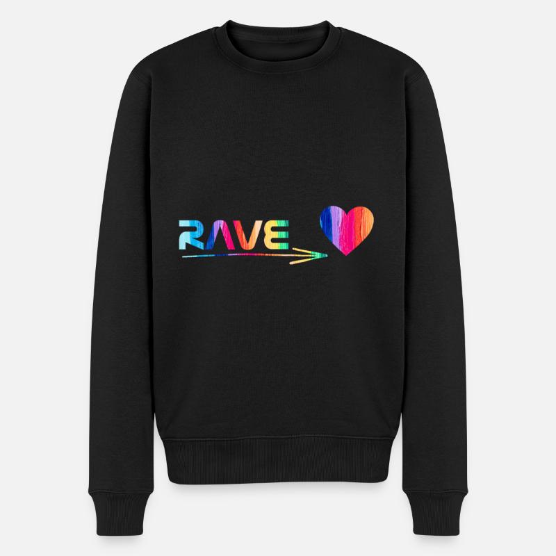 Rave - Pull Premium bio Homme - noir