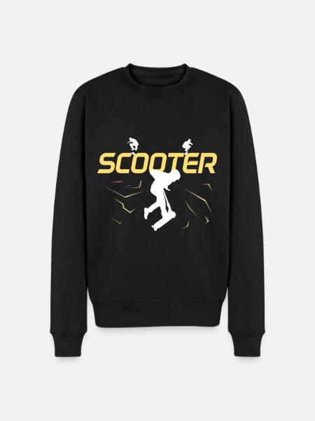 Scooter Roller Sport - Pull Premium bio Homme - noir