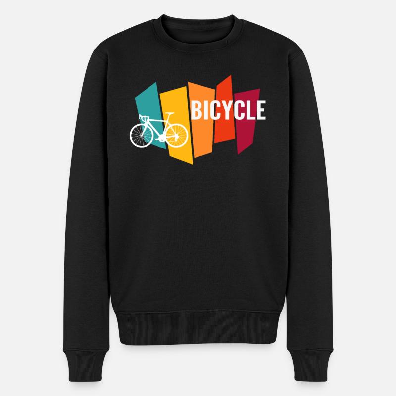 Bicycle - Männer Premium Bio Pullover - Schwarz