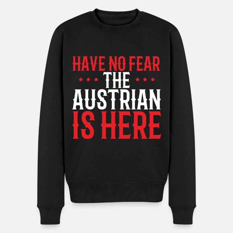 autrichien - Pull Premium bio Homme - noir