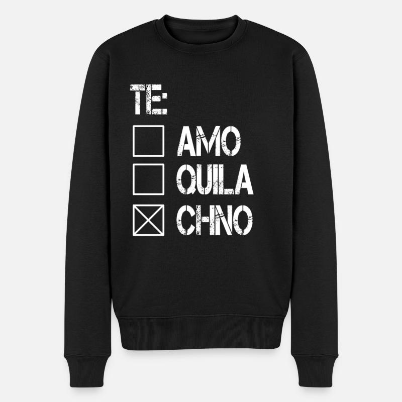 Techno - Men's Premium Organic Jumper - black