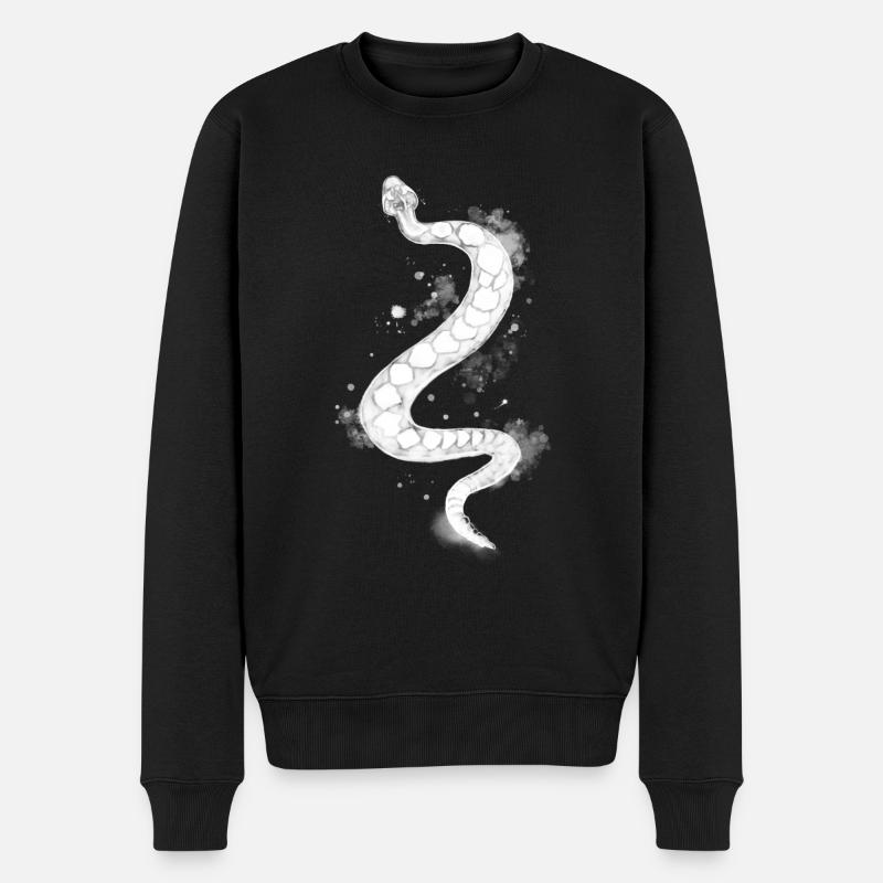 Serpent - Pull Premium bio Homme - noir