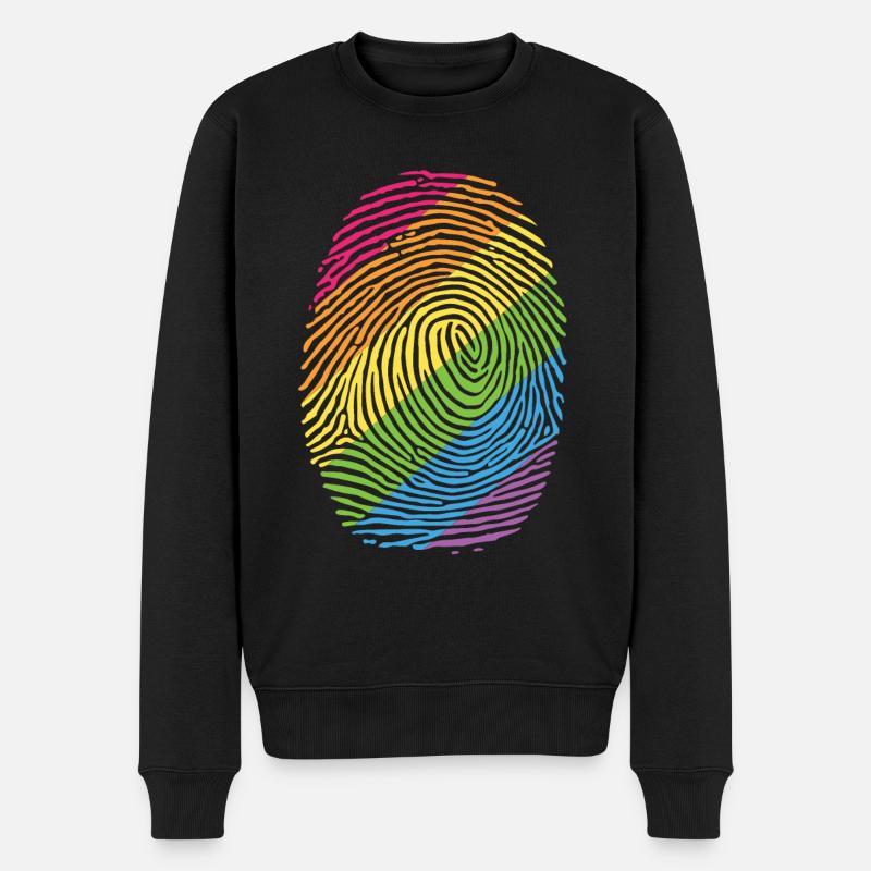 LGBTQ Mindset - Männer Premium Bio Pullover - Schwarz