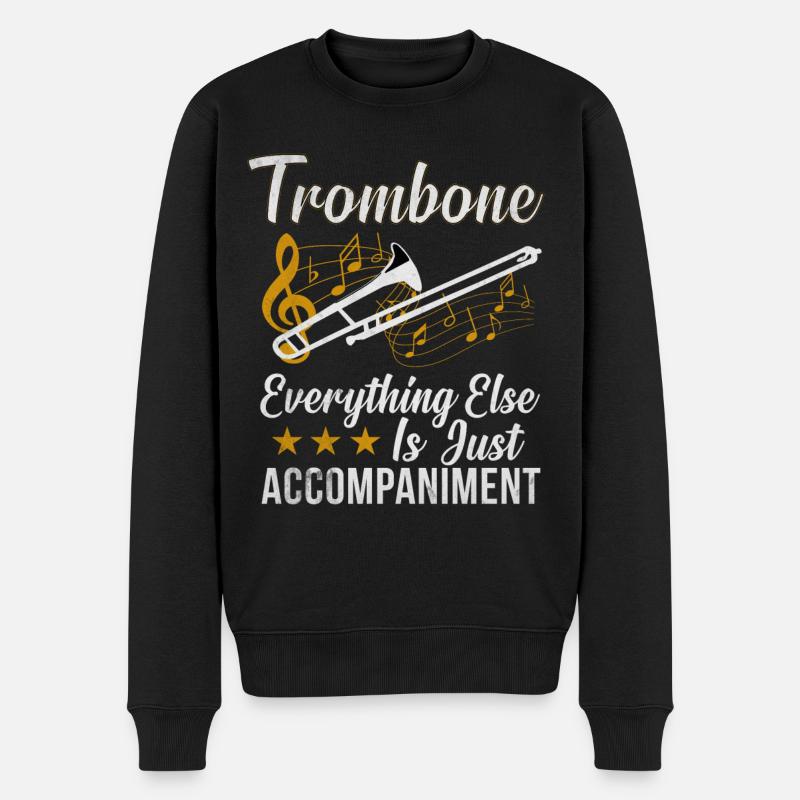 trombone - Pull Premium bio Homme - noir