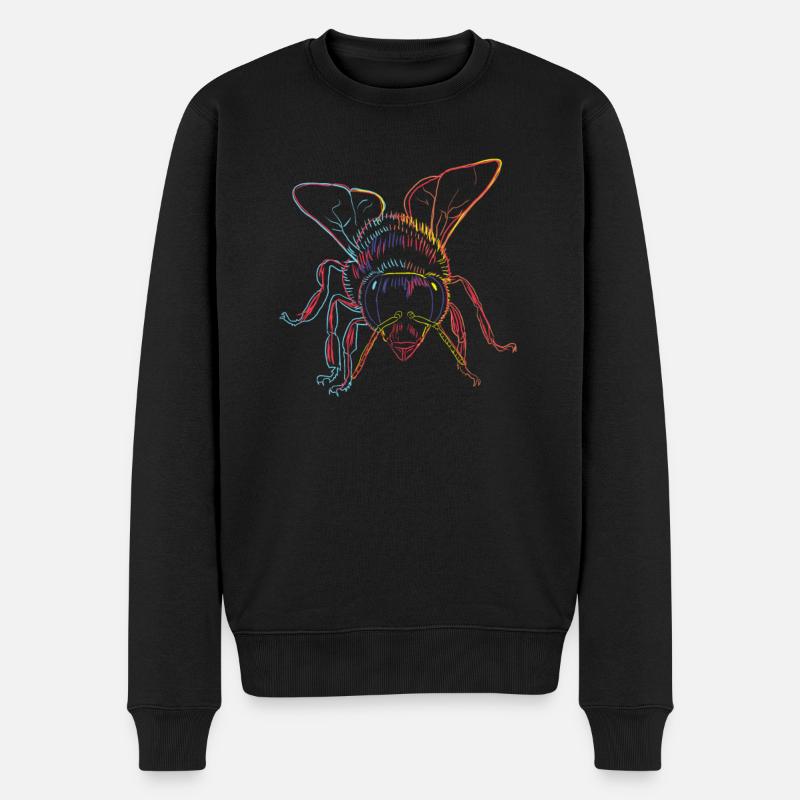 Abeille - Pull Premium bio Homme - noir