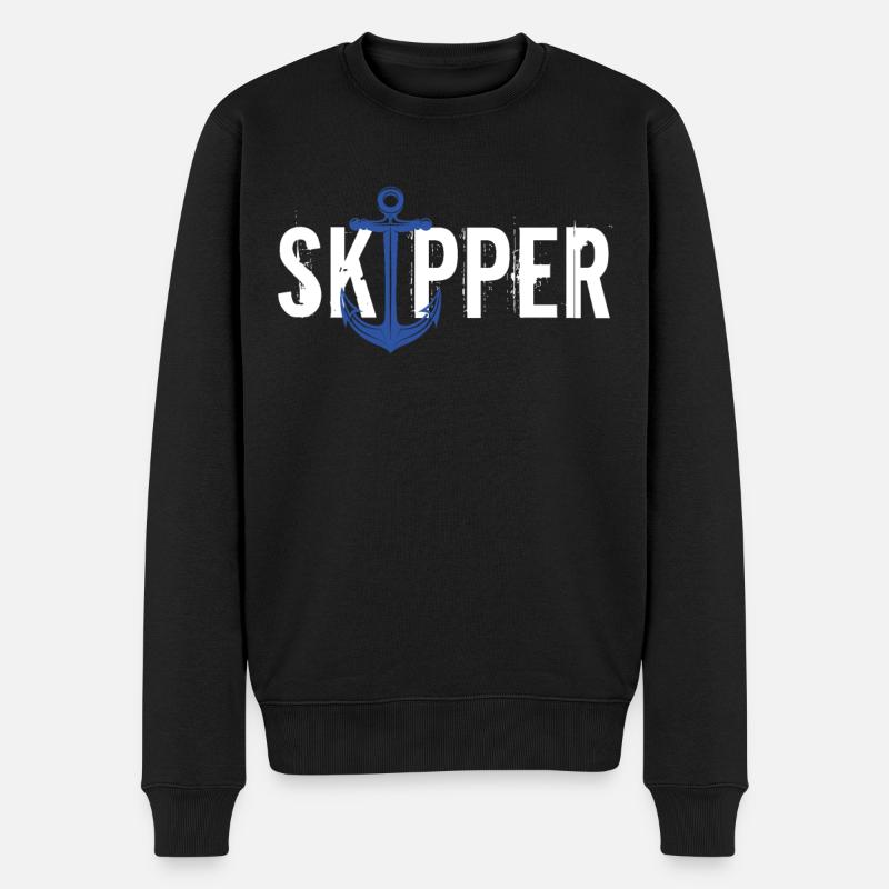 Skipper - Pull Premium bio Homme - noir