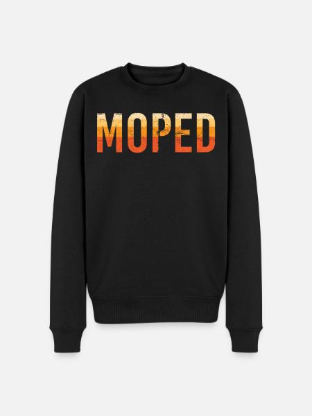 Moped Simson - Männer Premium Bio Pullover - Schwarz