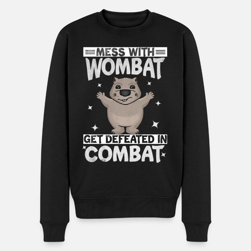 Wombat - Pull Premium bio Homme - noir