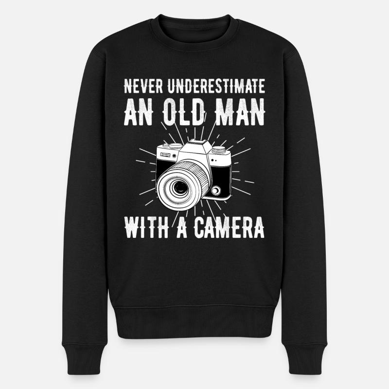 photographe - Pull Premium bio Homme - noir